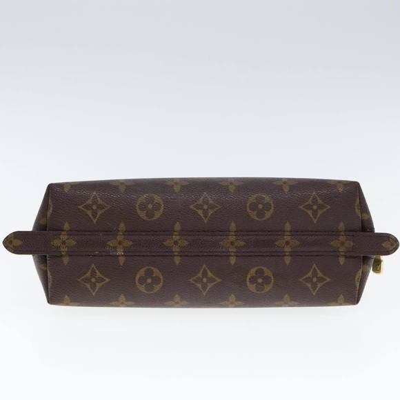 LOUIS VUITTON Monogram Trousse Demi Ronde Cosmetic Pouch M47520 LV Auth 76783 - Picture 6 of 16